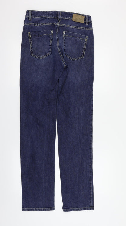 Pierre Cardin` Womens Blue   Straight Jeans Size 36 in L29 in
