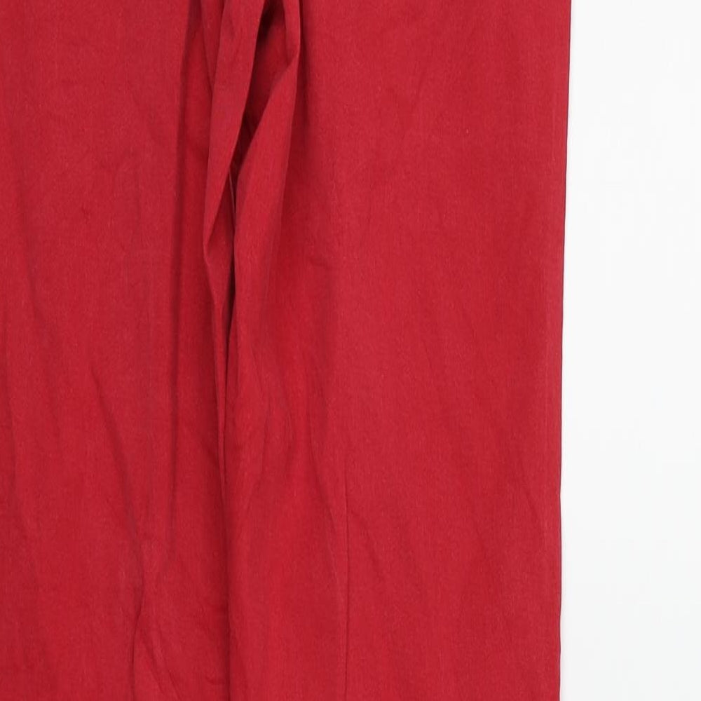 Womens UK Size 10 Lindex Regular Fit Skinny Red Jeans