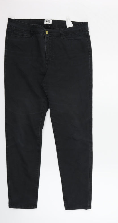 Womens UK Size 32 in VERO MODA Regular Fit  Black Trousers