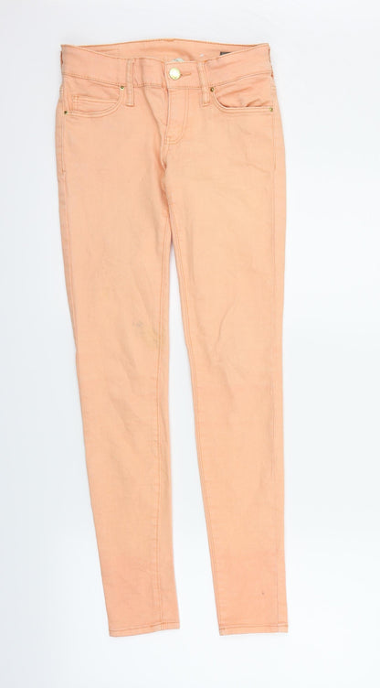 mango jeans Womens Orange   Straight Jeans Size 4 L28 in