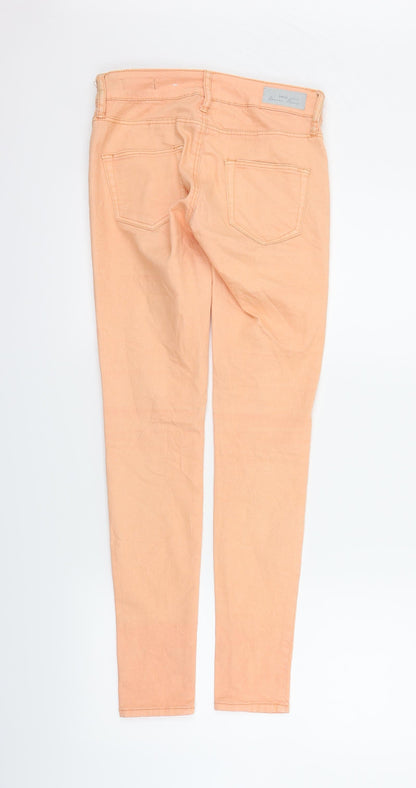 mango jeans Womens Orange   Straight Jeans Size 4 L28 in