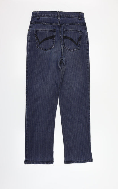 Womens UK Size 8 JUST FOR YOU Regular Fit Straight Blue Jeans