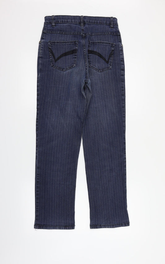 Womens UK Size 8 JUST FOR YOU Regular Fit Straight Blue Jeans