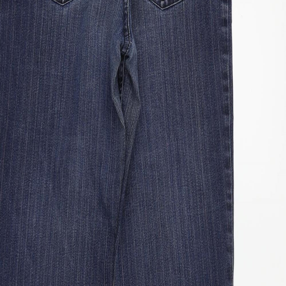 Womens UK Size 8 JUST FOR YOU Regular Fit Straight Blue Jeans