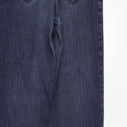 Womens UK Size 8 JUST FOR YOU Regular Fit Straight Blue Jeans
