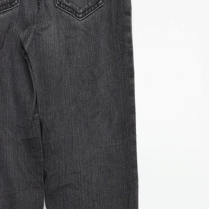 Womens UK Size 6 JUST FOR YOU Regular Fit Straight Grey Jeans