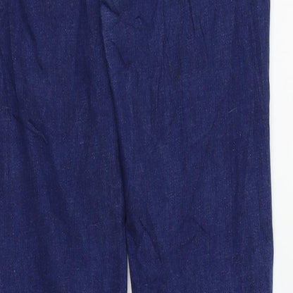 Womens UK Size 6 RESERVED Regular Fit Straight Blue Jeans