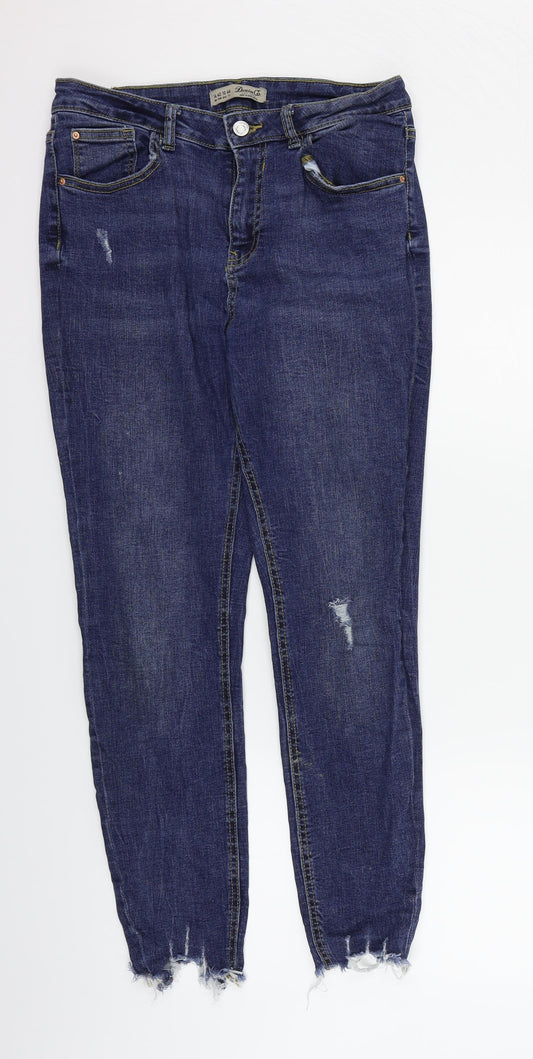Womens UK Size 14 deniem & co Regular Fit Straight Blue Jeans