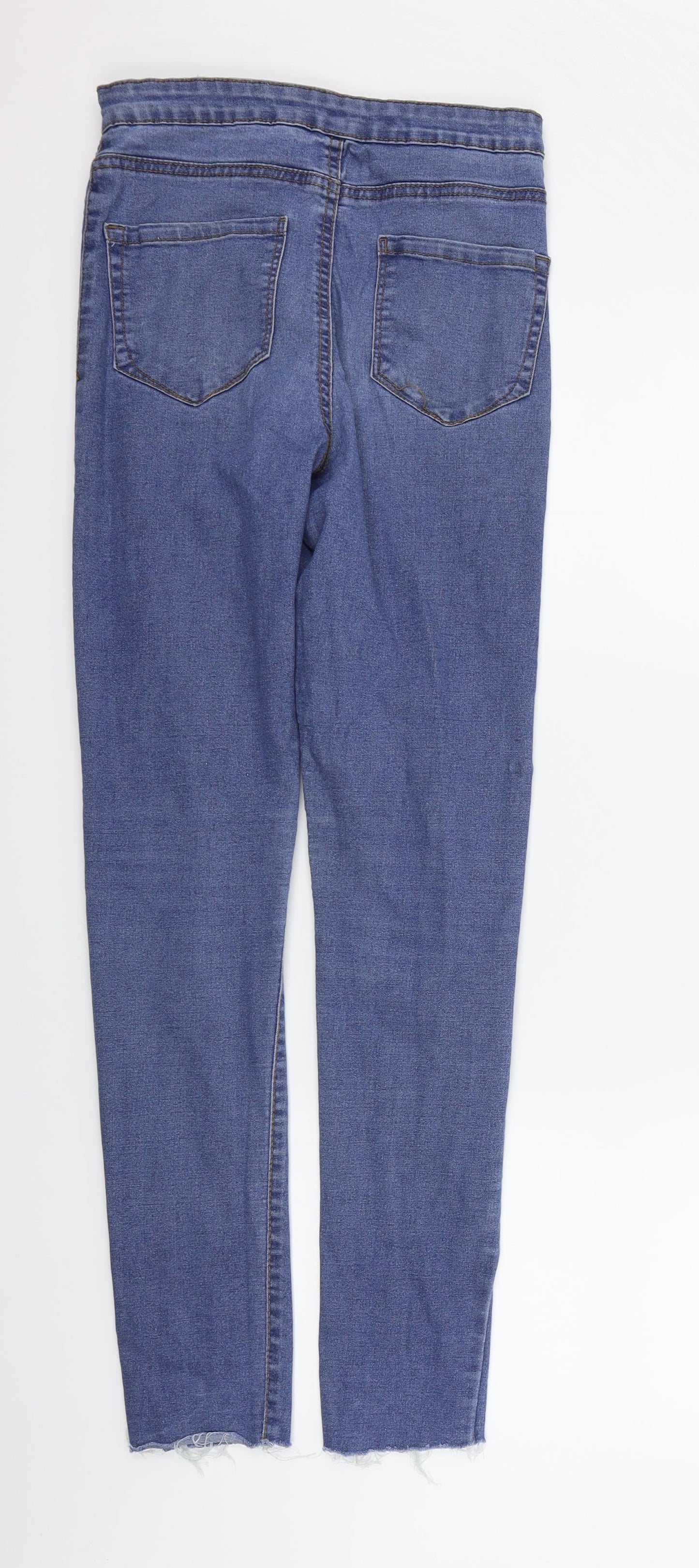 Womens UK Size 10 deniem & co Regular Fit Straight Blue Jeans