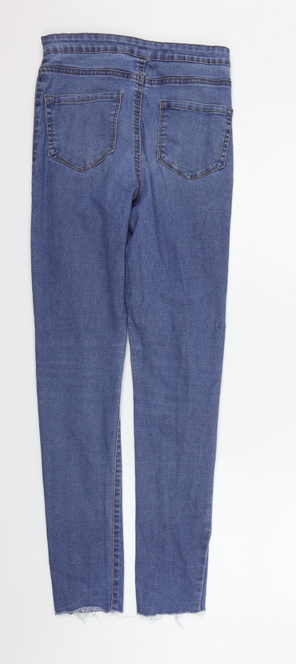 Womens UK Size 10 deniem & co Regular Fit Straight Blue Jeans