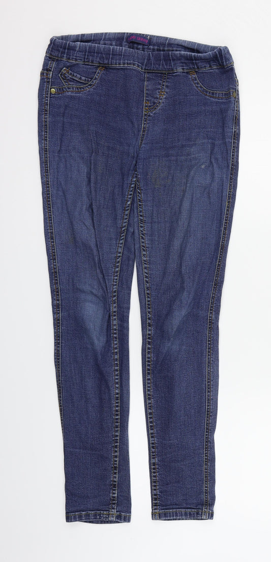 NEXT Womens Blue   Straight Jeans Size 8 L27 in