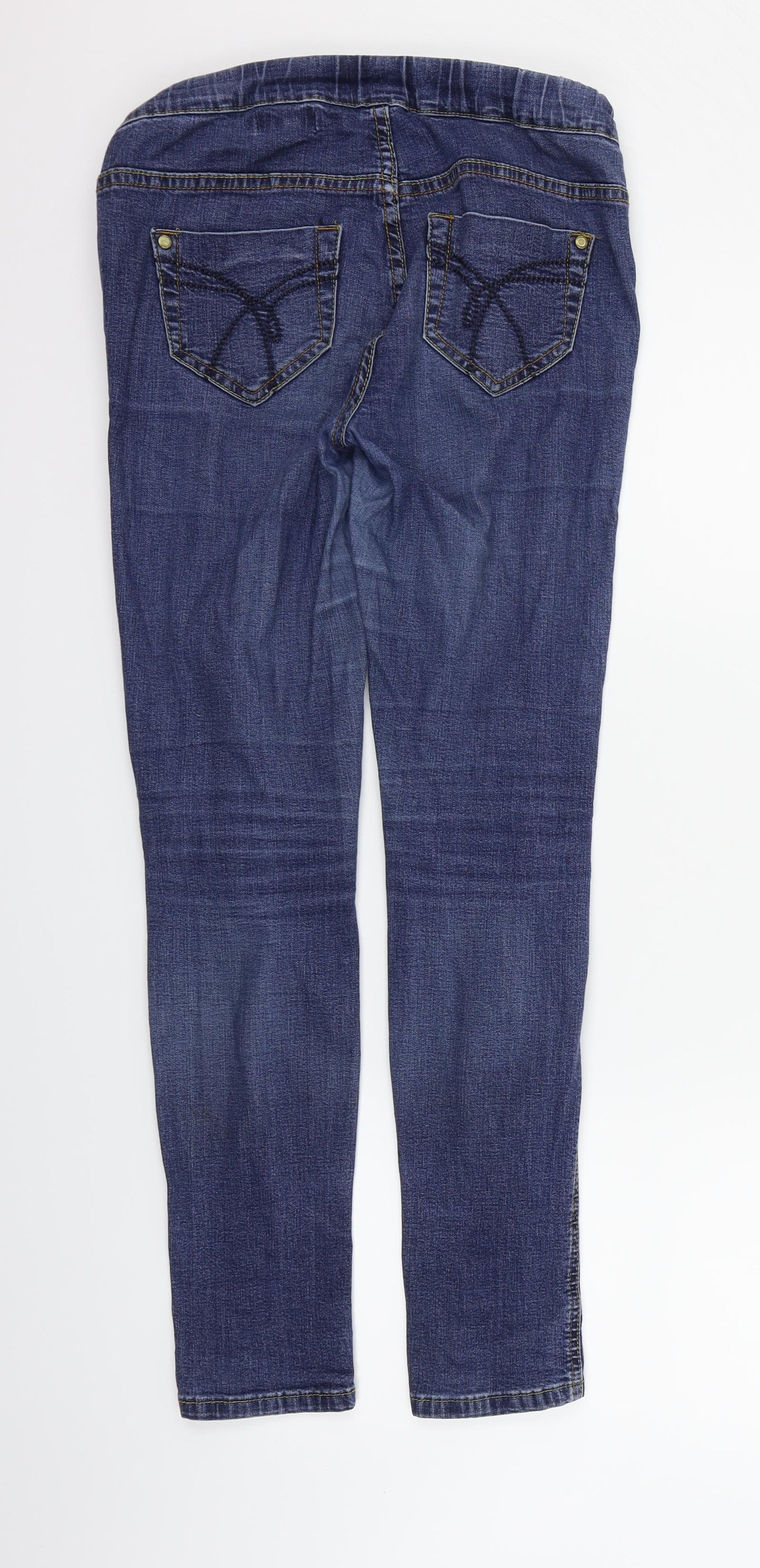 NEXT Womens Blue   Straight Jeans Size 8 L27 in