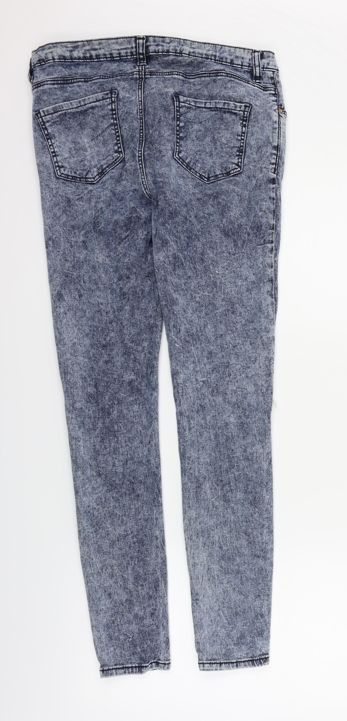 Womens UK Size 12 deniem & co Regular Fit Straight Blue Jeans