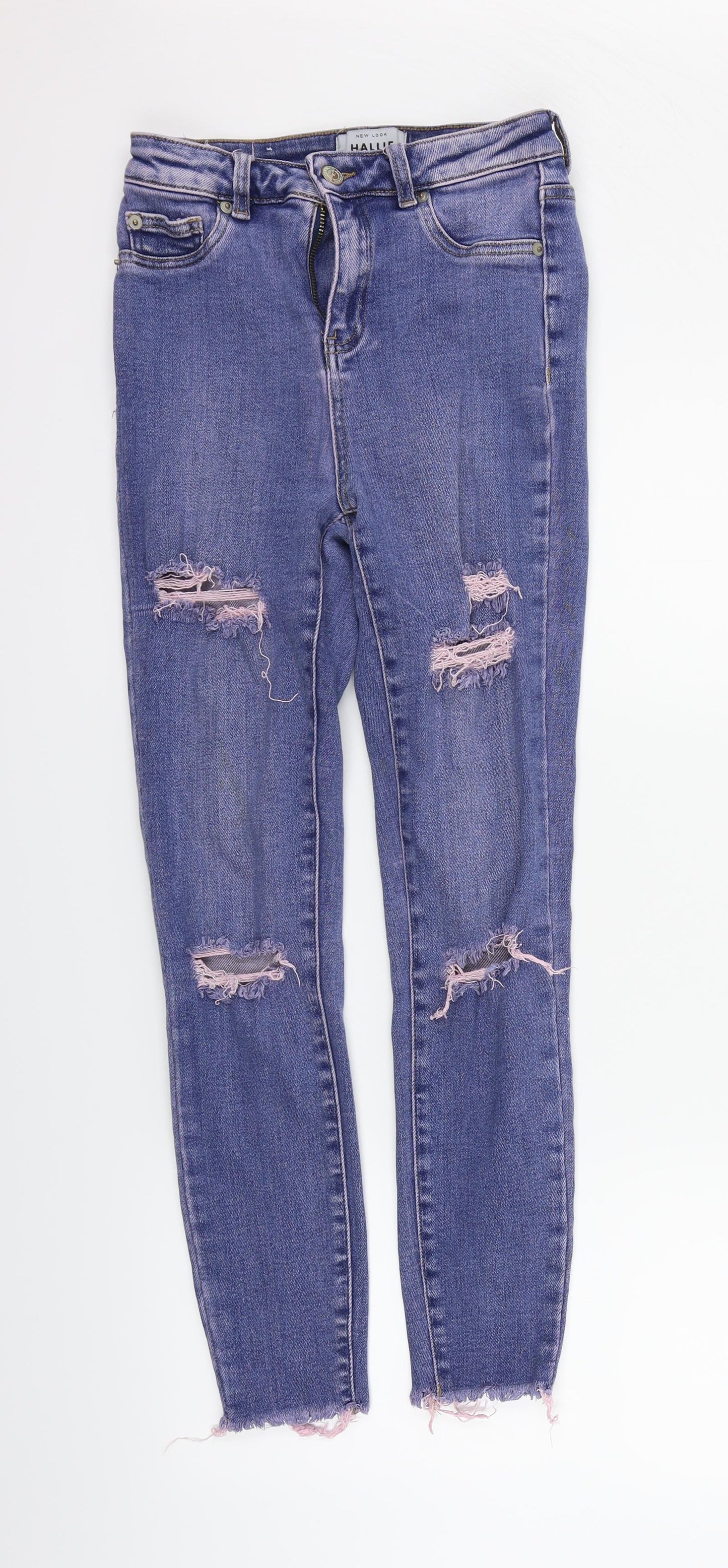 New Look Womens Blue   Straight Jeans Size 10 L26 in