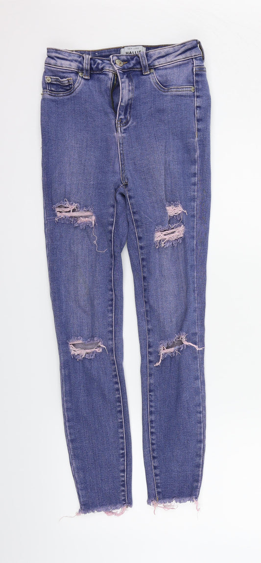 New Look Womens Blue   Straight Jeans Size 10 L26 in