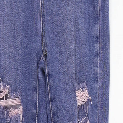 New Look Womens Blue   Straight Jeans Size 10 L26 in