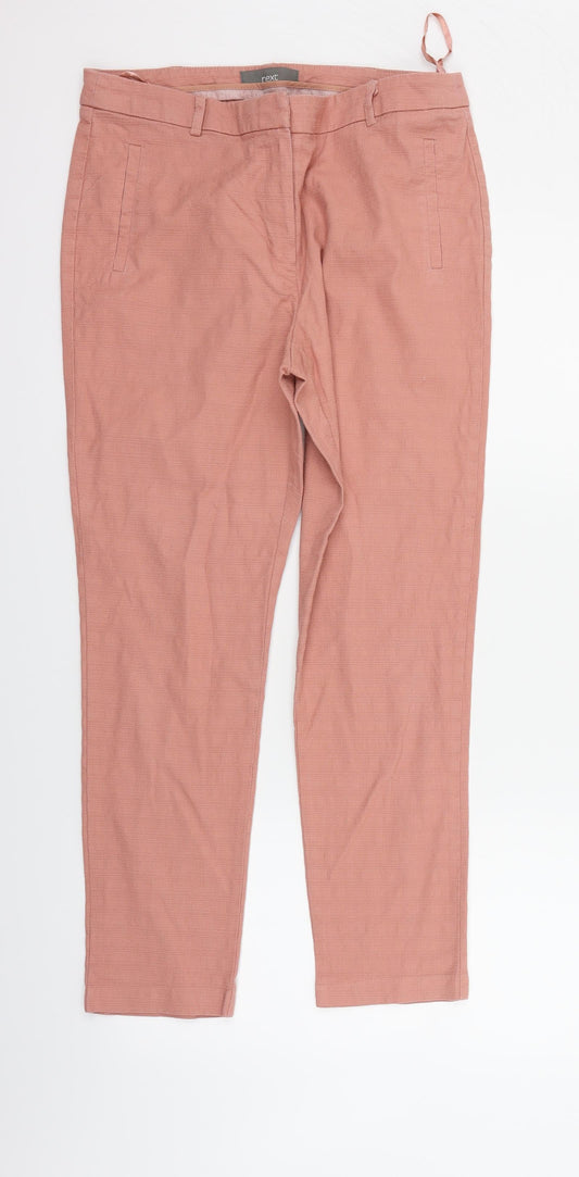 NEXT Womens Pink   Straight Jeans Size 12 L27 in