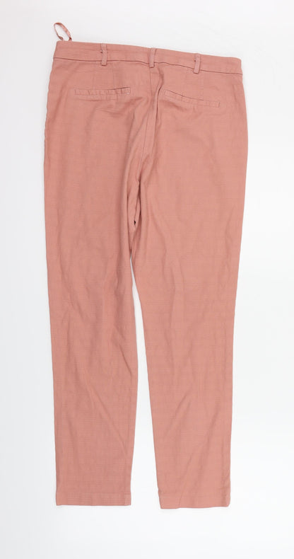 NEXT Womens Pink   Straight Jeans Size 12 L27 in