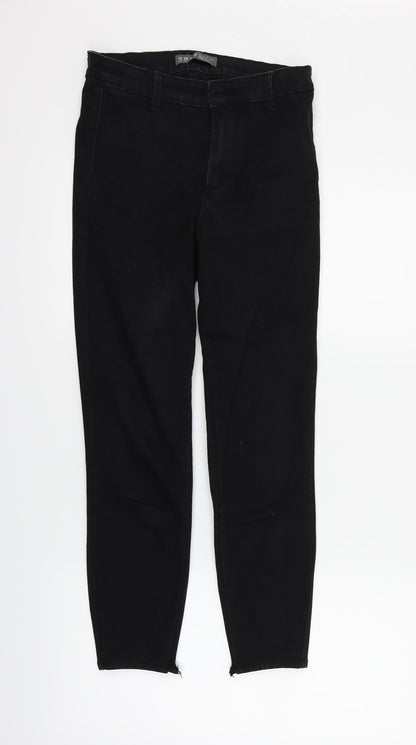 Womens UK Size 10 deniem & co Regular Fit Skinny Black Jeans