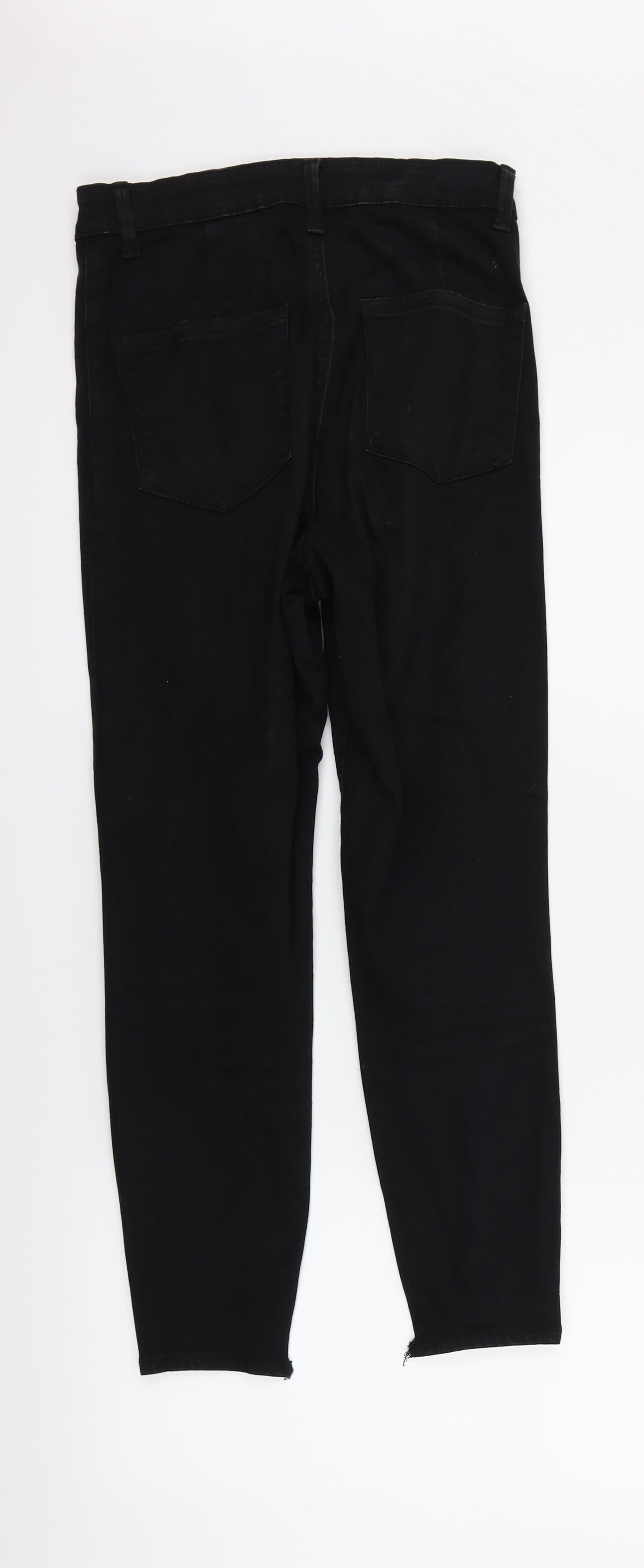 Womens UK Size 10 deniem & co Regular Fit Skinny Black Jeans