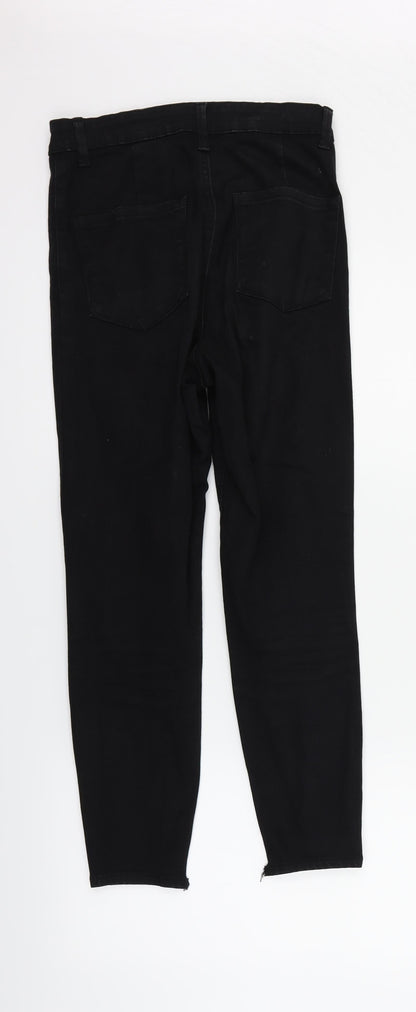 Womens UK Size 10 deniem & co Regular Fit Skinny Black Jeans
