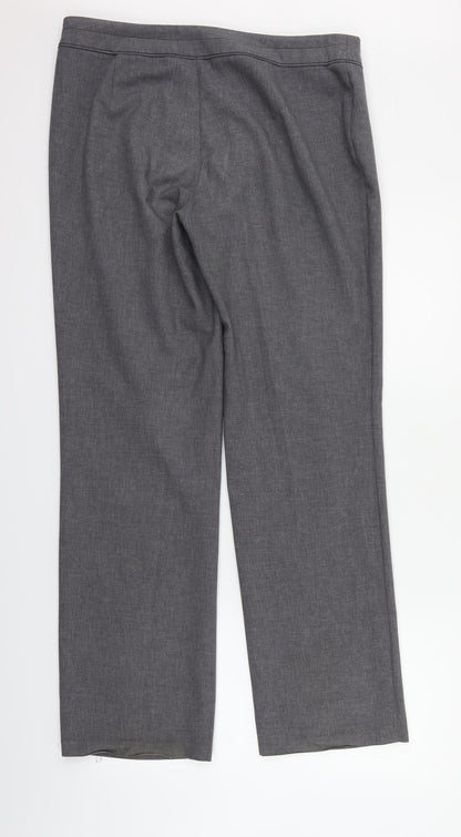 F&F Womens Grey   Trousers  Size 10 L29 in