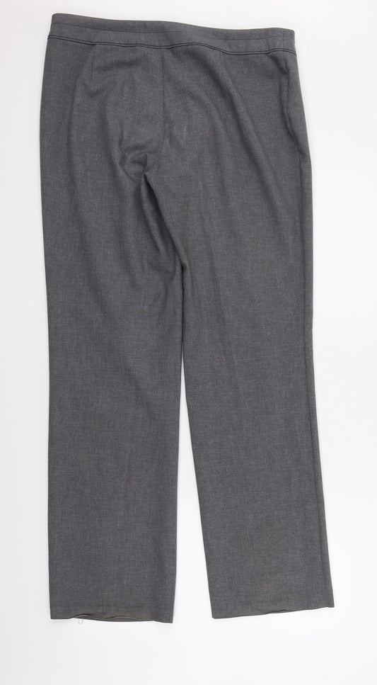 F&F Womens Grey   Trousers  Size 10 L29 in