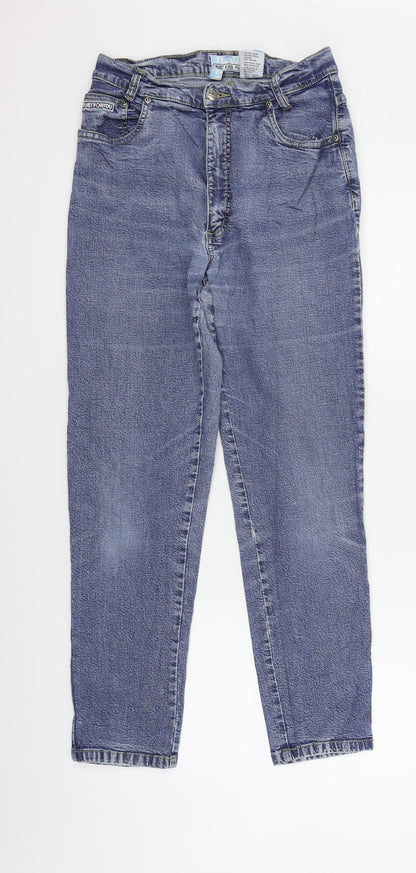 Womens UK Size 10 JUST FOR YOU Regular Fit Straight Blue Jeans