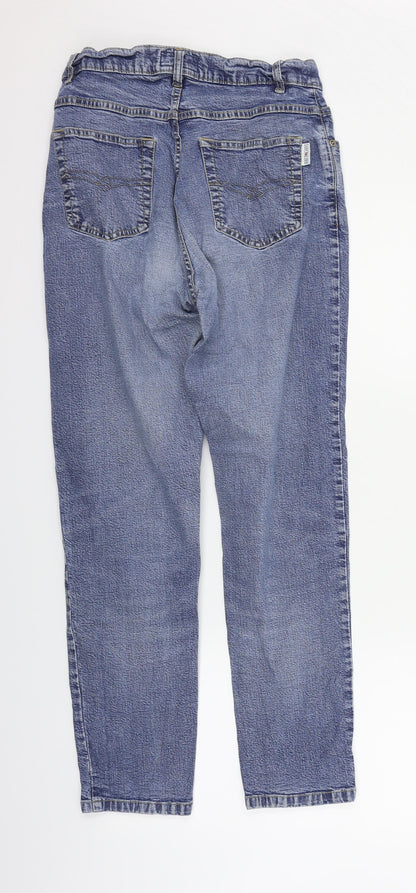 Womens UK Size 10 JUST FOR YOU Regular Fit Straight Blue Jeans