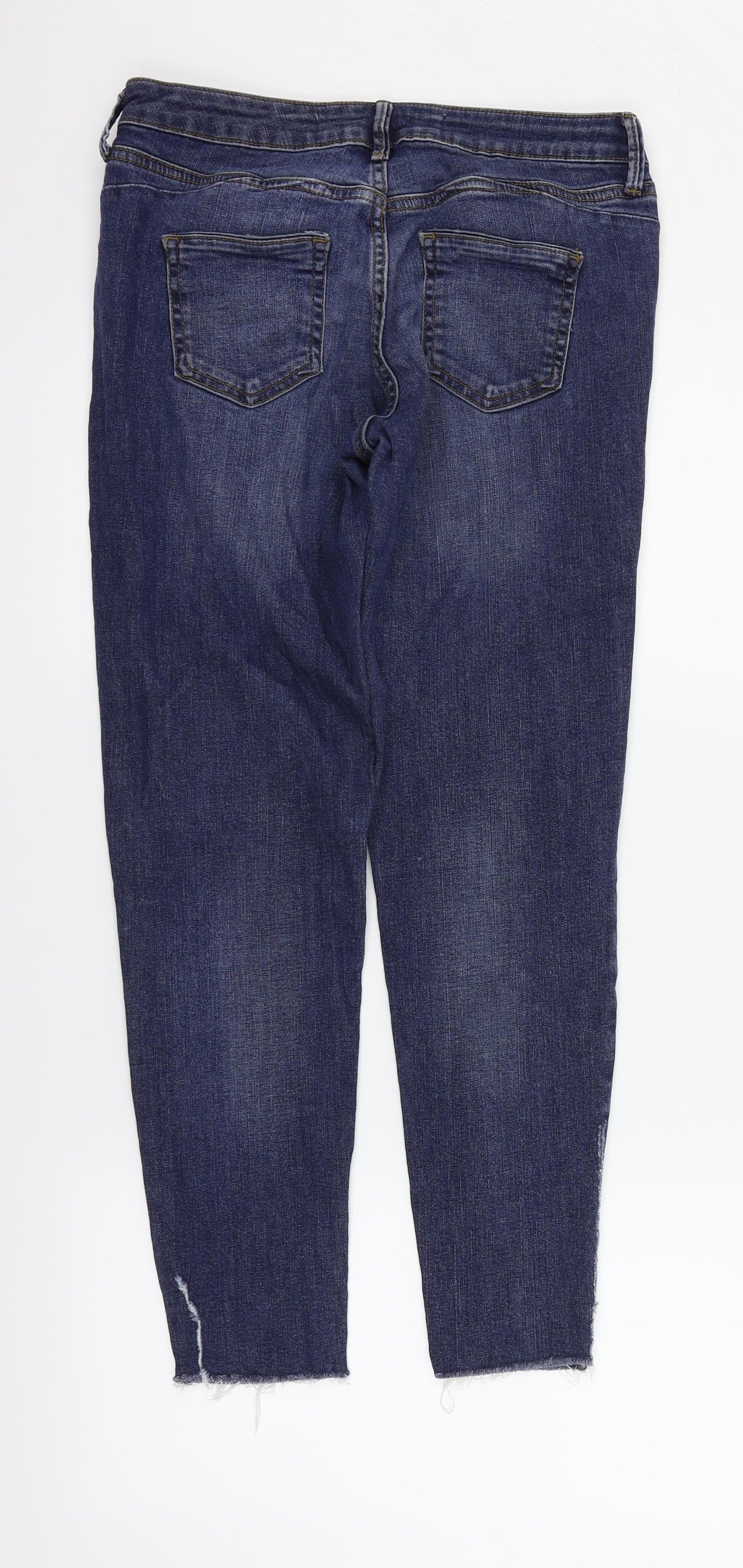 Womens UK Size 10 deniem & co Regular Fit Straight Blue Jeans
