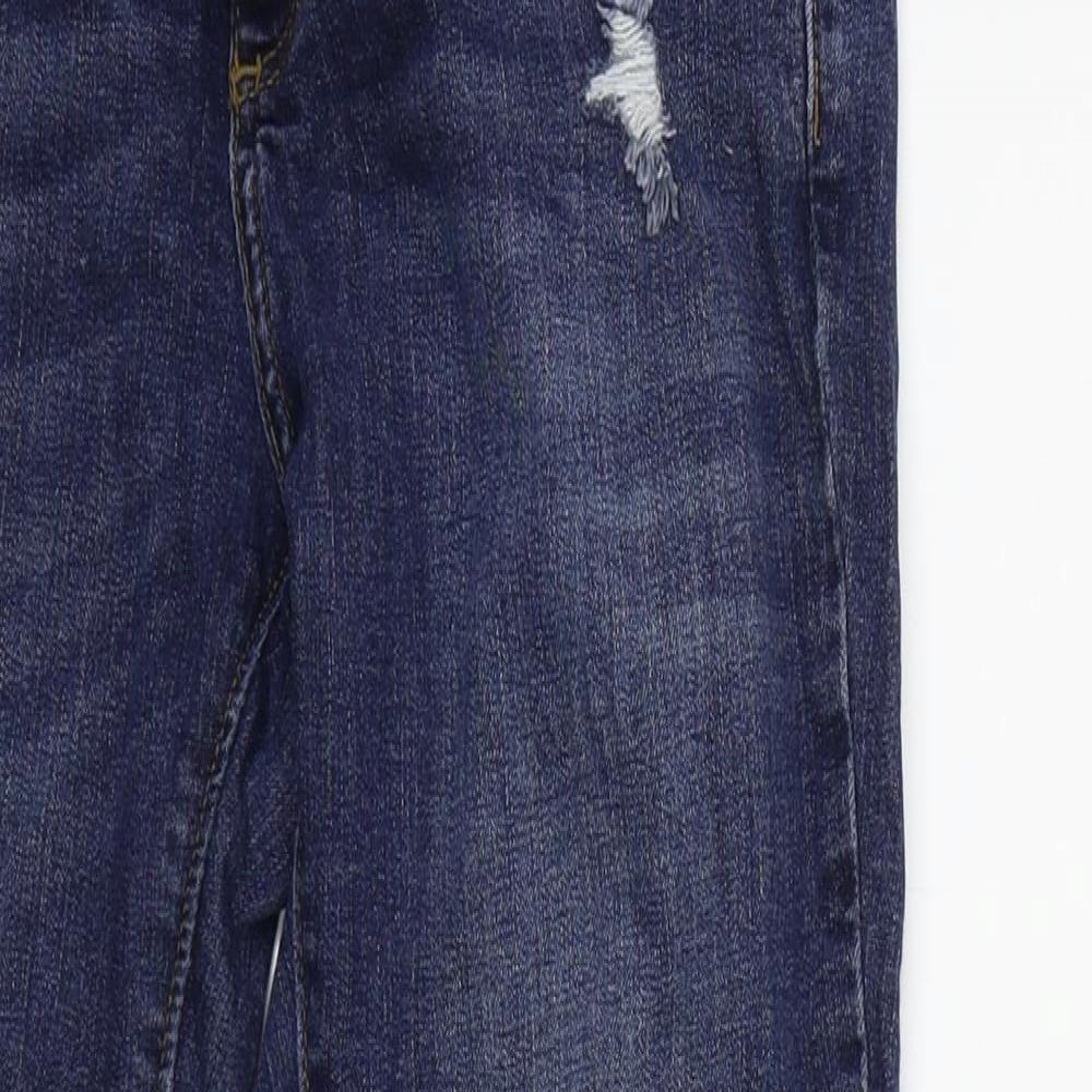 Womens UK Size 10 deniem & co Regular Fit Straight Blue Jeans