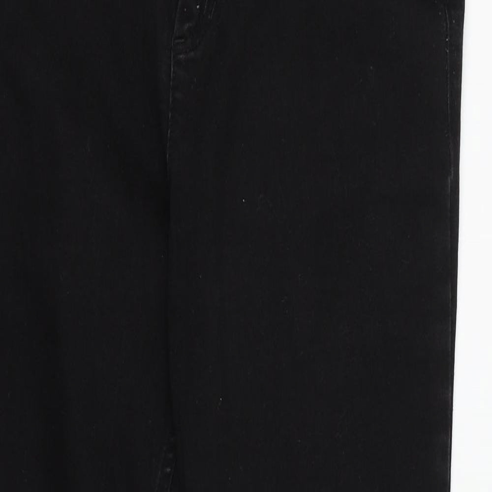 Straight Womens Black   Straight Jeans Size 12 L26 in