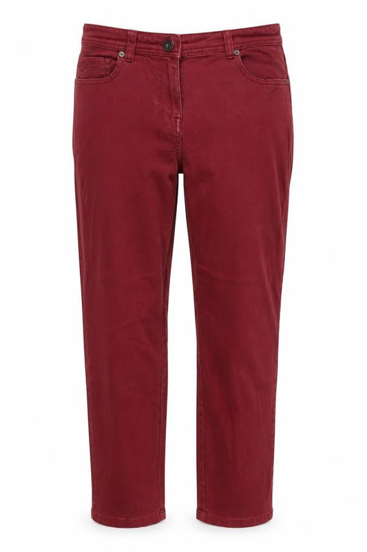 Womens UK Size 12 Debenhams Regular Fit Straight Purple Jeans