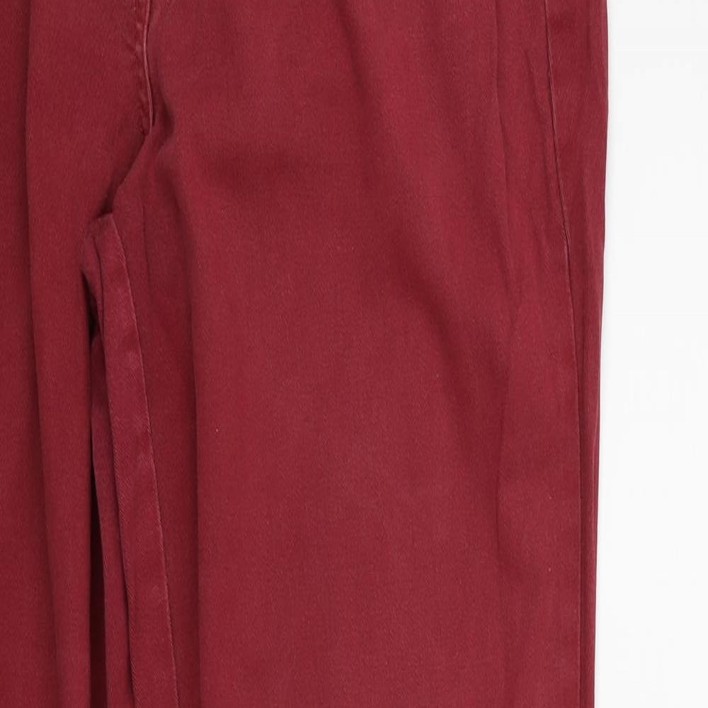 Debenhams Womens Purple   Straight Jeans Size 12 L28 in