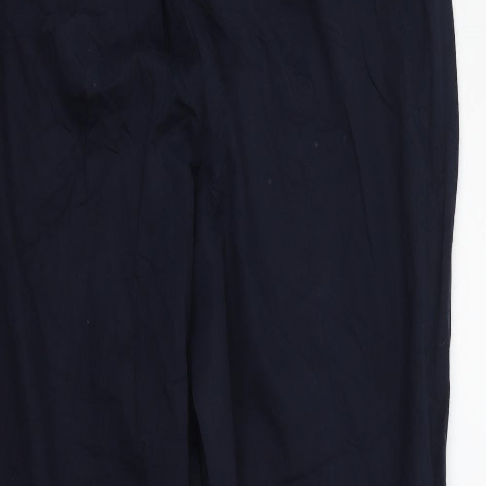 Womens UK Size 10 Taifun Regular Fit  Blue Trousers