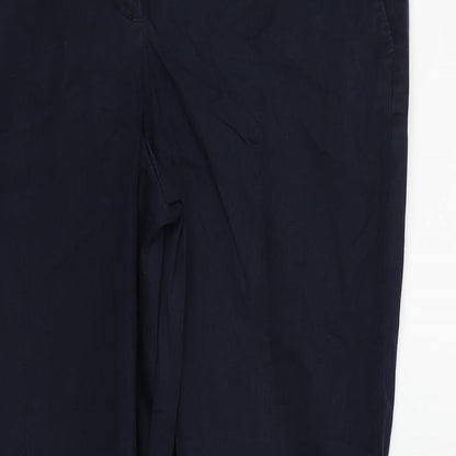 Womens UK Size 10 Taifun Regular Fit  Blue Trousers