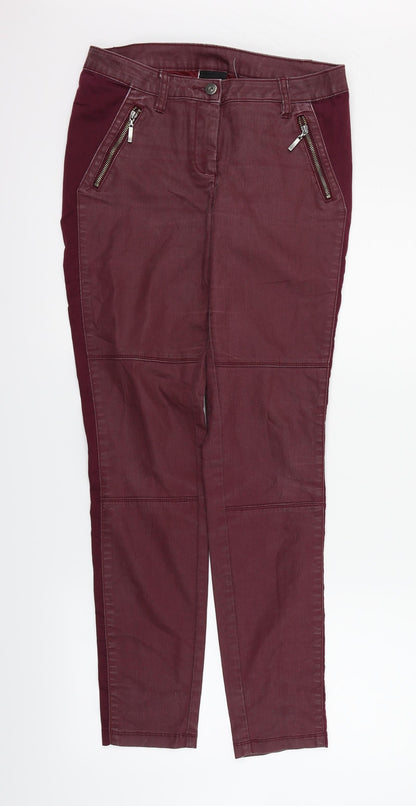 Best Connections Womens Purple   Trousers  Size 10 L27 in