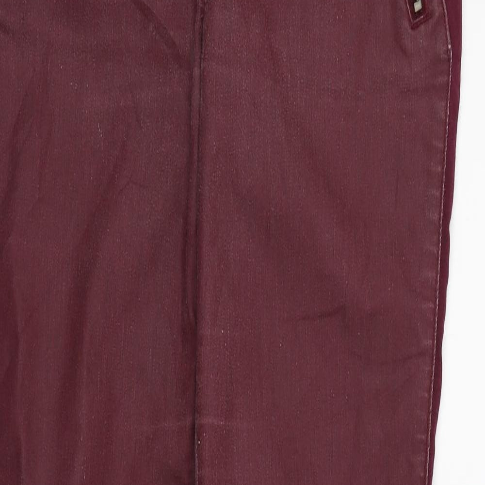 Best Connections Womens Purple   Trousers  Size 10 L27 in