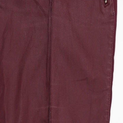 Best Connections Womens Purple   Trousers  Size 10 L27 in