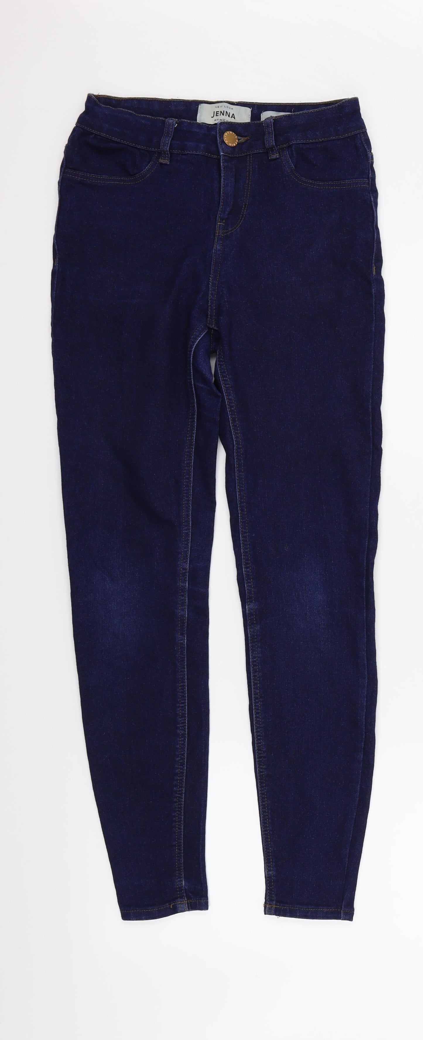 New Look Womens Blue   Straight Jeans Size 4 L26 in