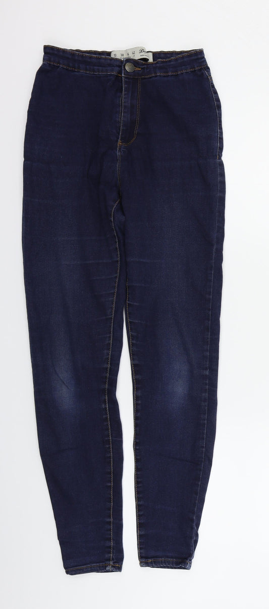 Womens UK Size 10 deniem & co Regular Fit Straight Blue Jeans