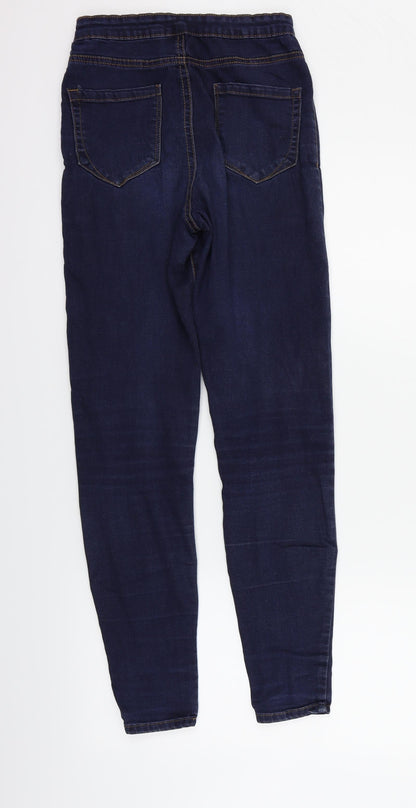 Womens UK Size 10 deniem & co Regular Fit Straight Blue Jeans