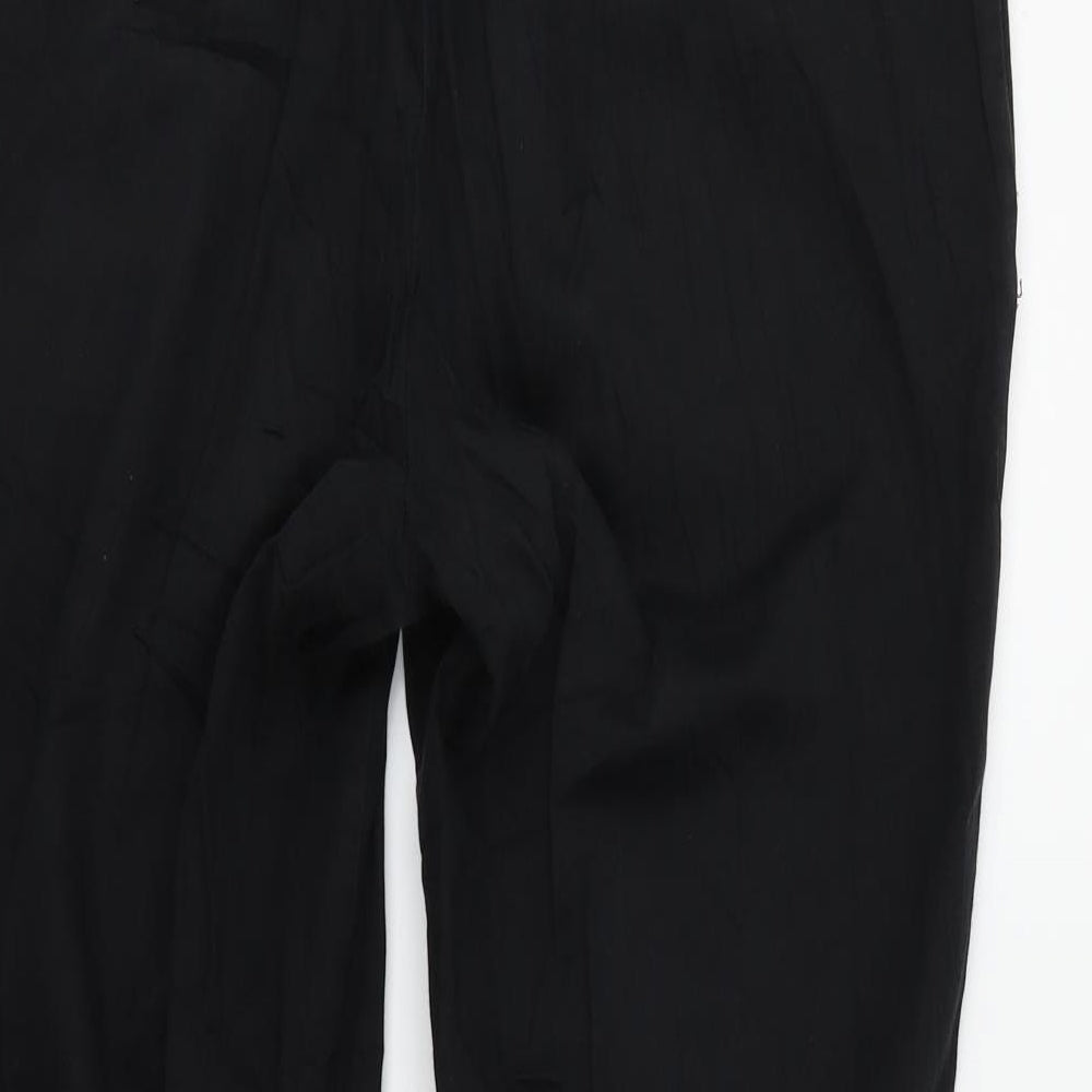 Womens UK Size 12 H&M Regular Fit  Black Trousers