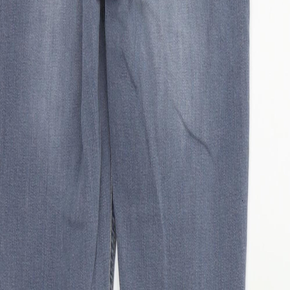 Topshop Womens Blue   Straight Jeans Size 26 in L30 in