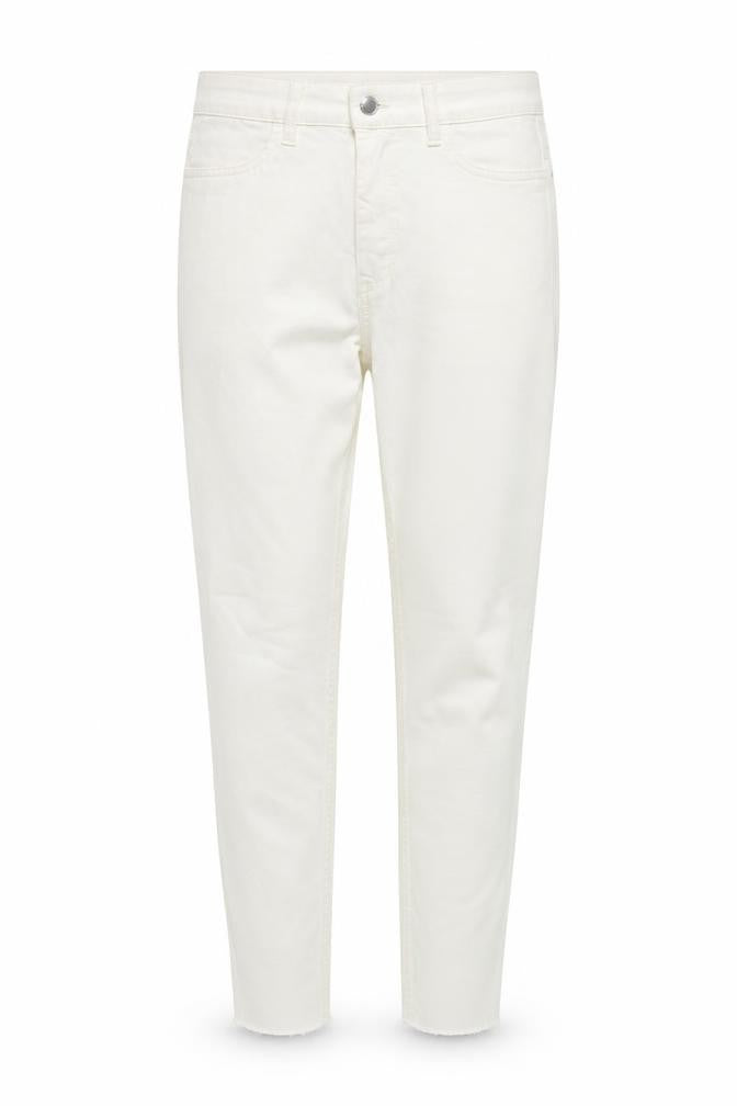 Womens UK Size 12 Divided Regular Fit Straight White Jeans