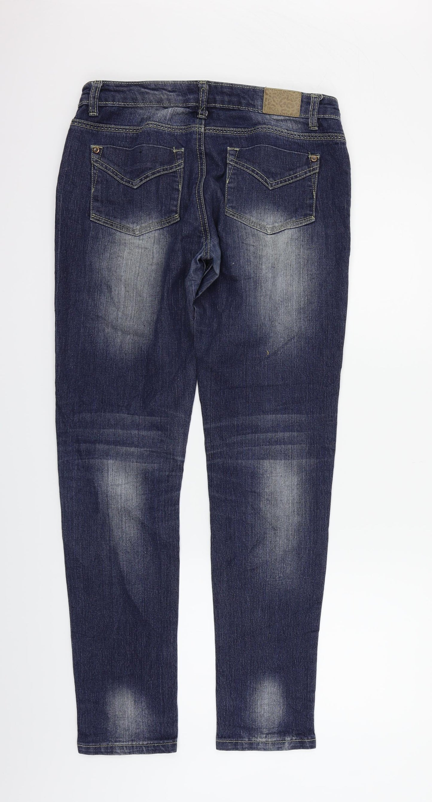 Troll Womens Blue   Straight Jeans Size 33 in L28 in
