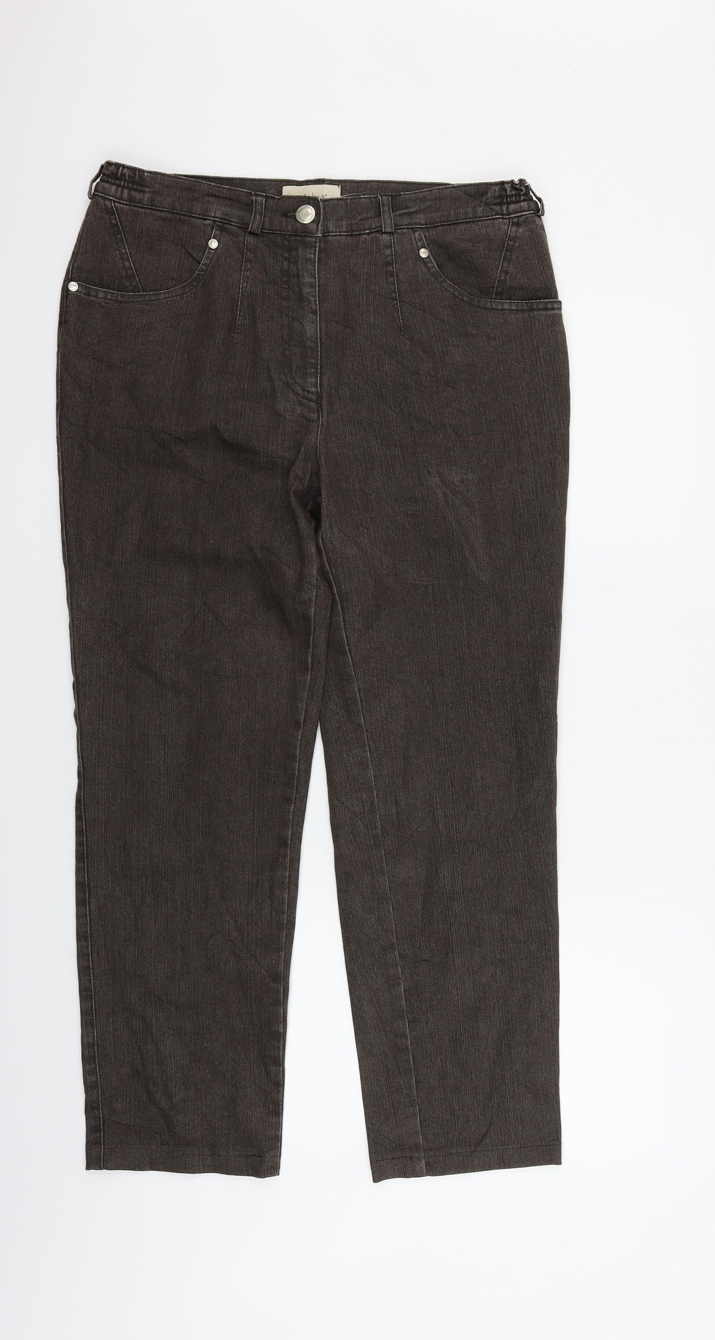 Malva Womens Brown   Straight Jeans Size 32 in L27 in