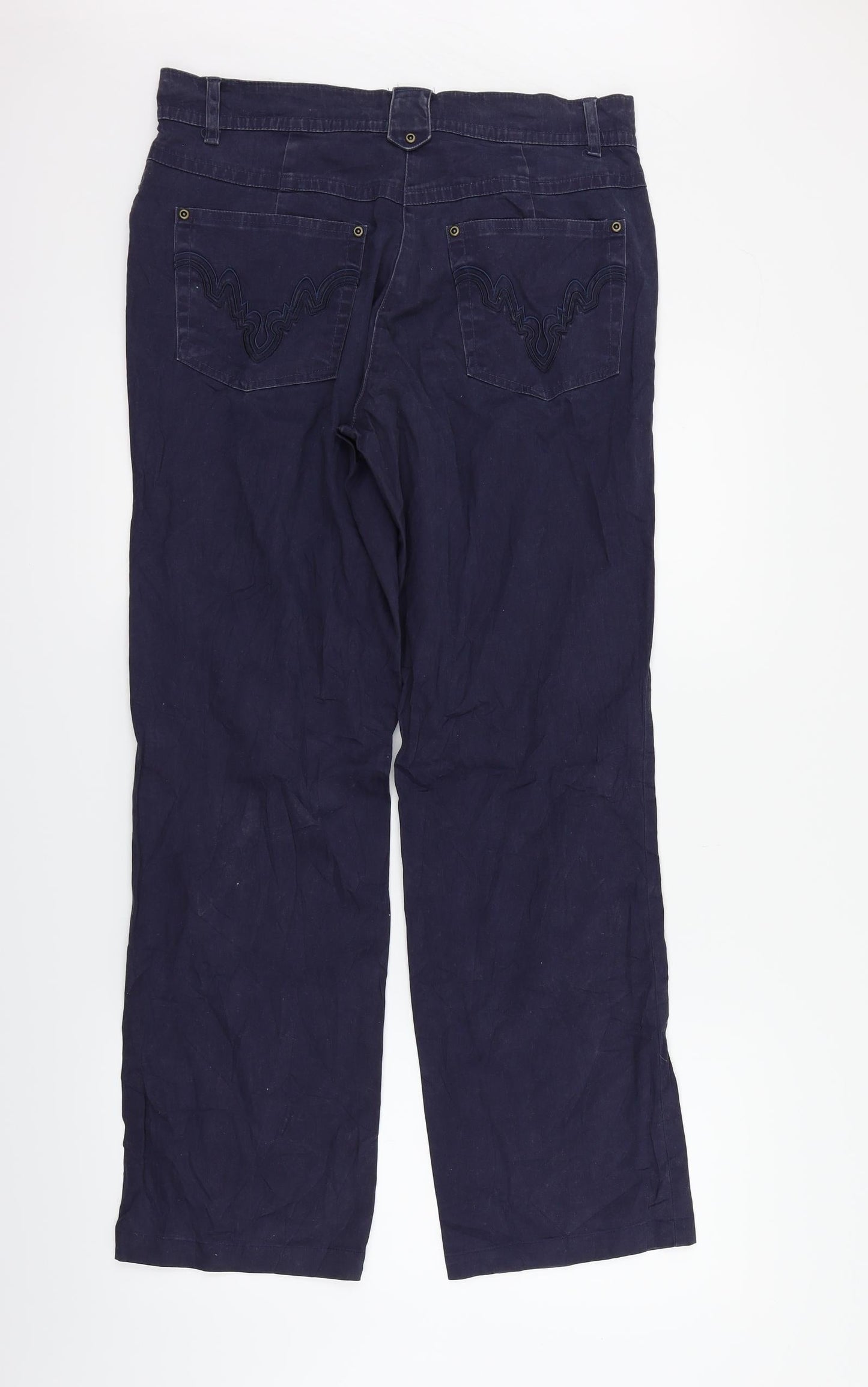 Mode Womens Blue   Trousers  Size 32 in L31 in