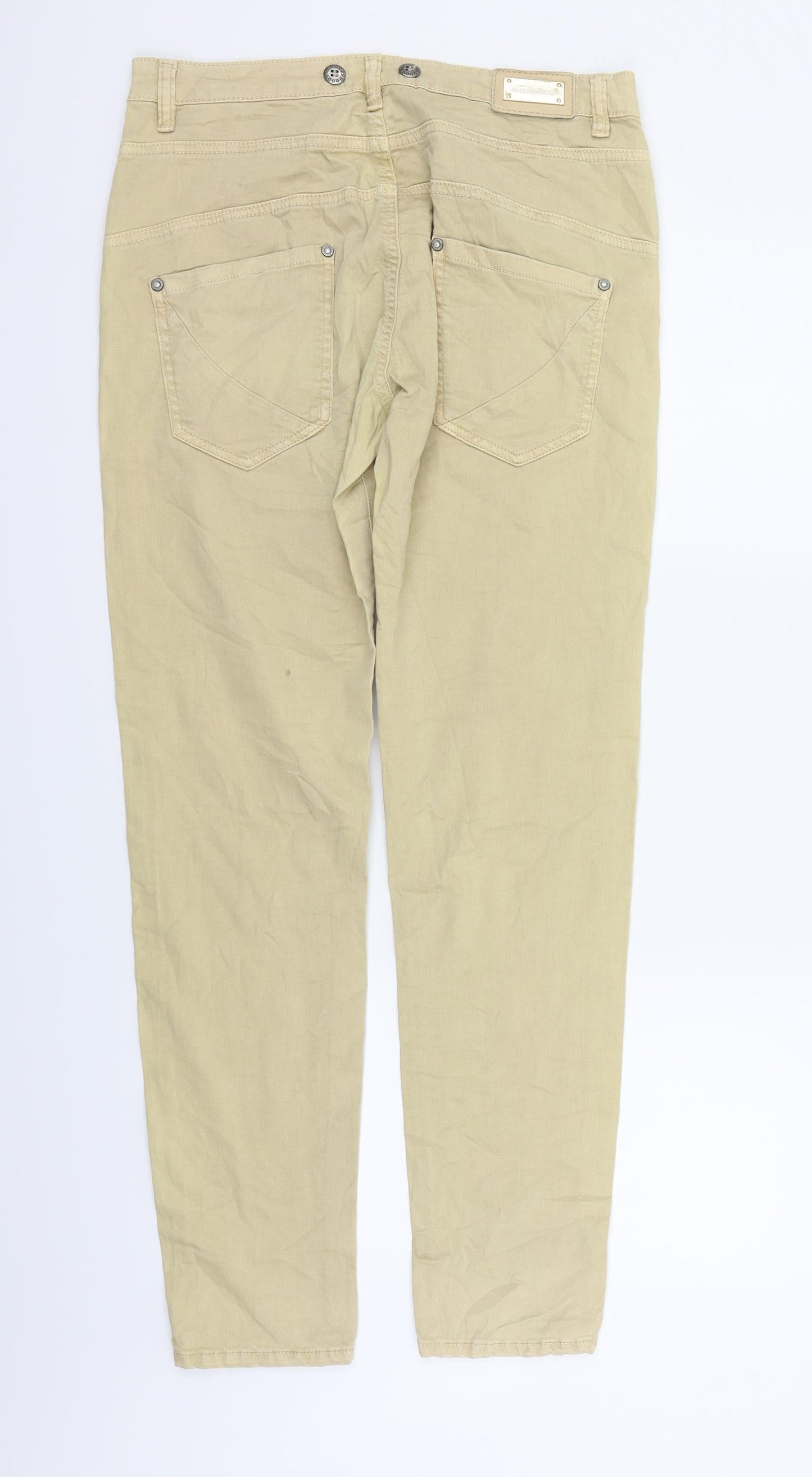 ambika Womens Beige   Trousers  Size S L30 in