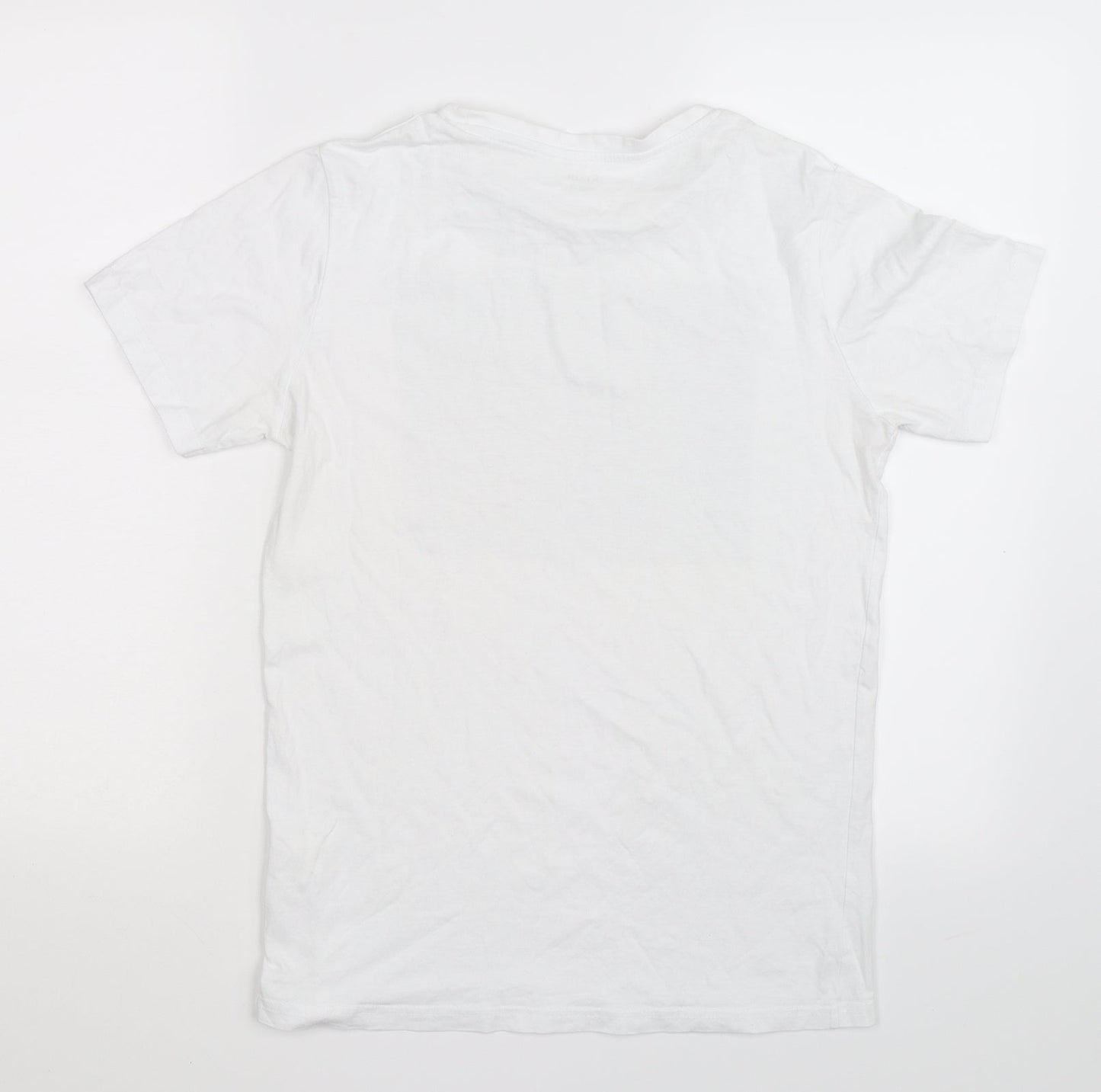 Kiabi Boys White   Basic T-Shirt Size XS  - Slow Life